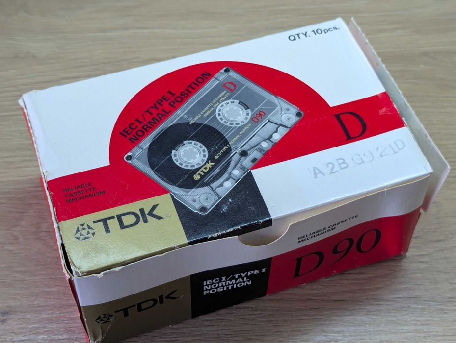 аудіо касети TDK D90 аудиокассеты блок 10шт. USA 1988р