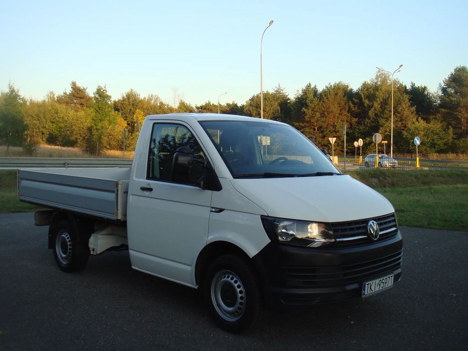 Volkswagen T.6 TRANSPORTER  Skrzynia Platforma VW T6; Sprowadzony.