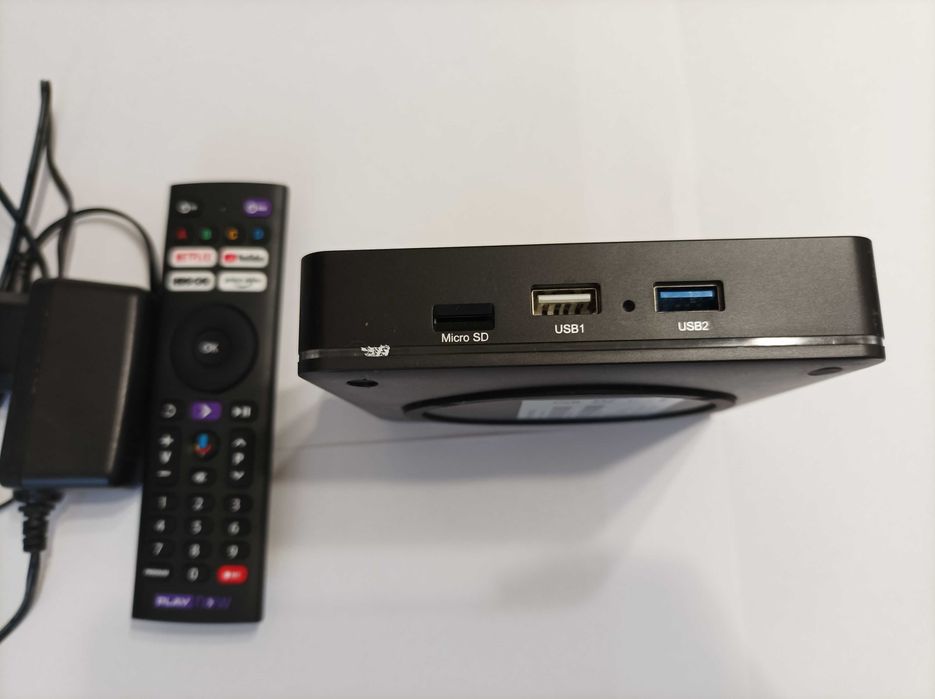 Play Now Box TV 2 Android 12 DVB-T2 tuner / Smart Box Kraków Czyżyny ...