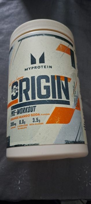 Myprotein Origin przedtreningówka, preworkout 600g