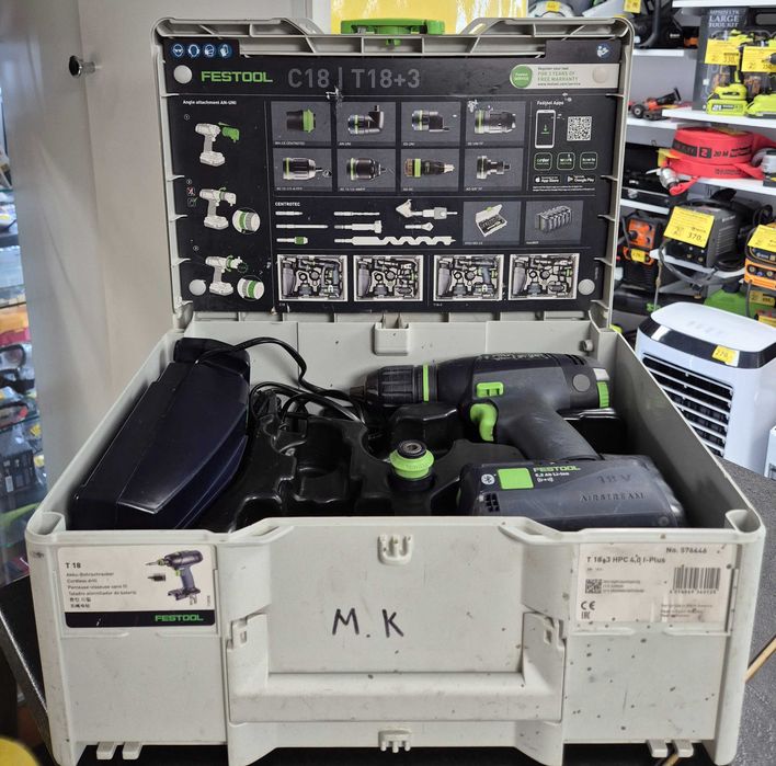 Wkrętarka Festool 18V T18+3, Komis Jasło Czackiego