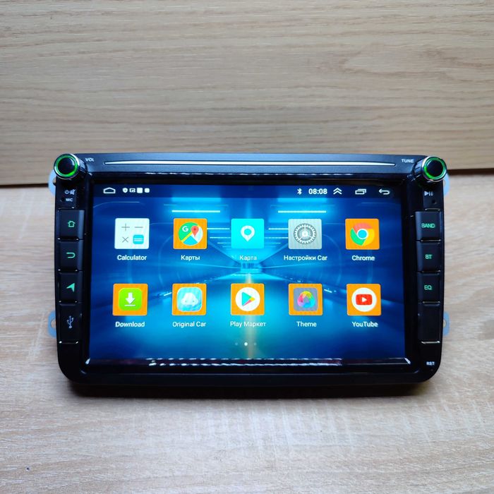 Штатна магнитола Skoda Octavia A5 + рамка