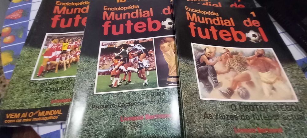 Enciclopédia Mundial Futebol anos 70/80/90  - 29 Livros !!!