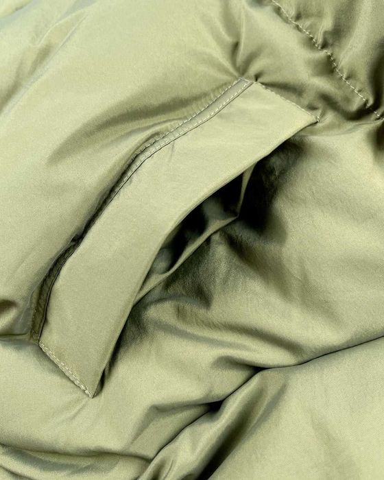 Пуховик Fear Of God Essentials Puffer Jacket Charcoal \ Green \ Moss