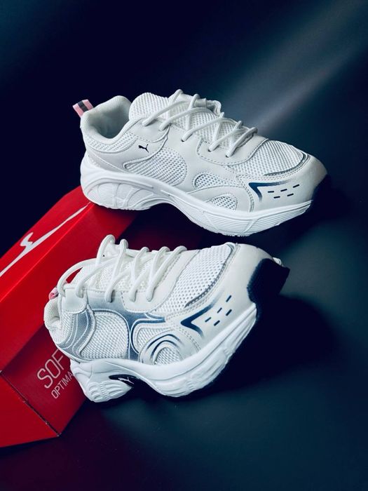 Женские кроссовки Puma демисезон / стильные кожаные кроссовки Puma