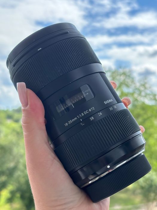 Обʼєктив Sigma 18-35 мм 1.8 для Nikon