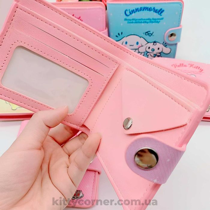 Дитячий гаманець kuromi куромі hello kitty хелоу кіті фіолетовий