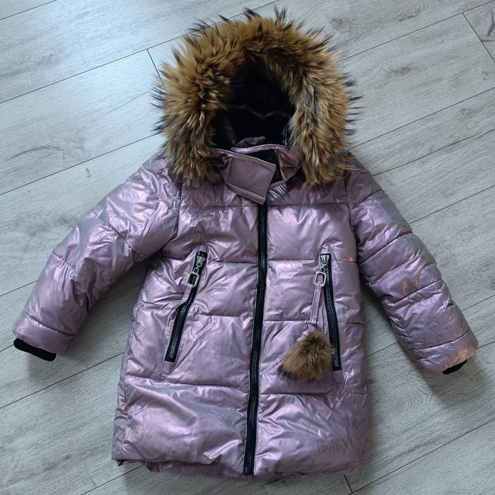 Зимова куртка на дівчинку 116-122