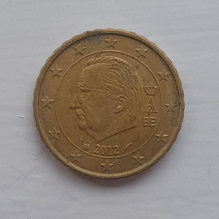 Монета номіналом 10 центів Європа 2012 рік..