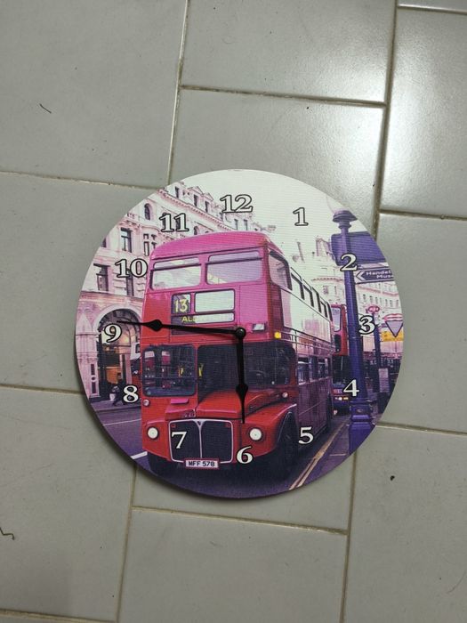 Relógio de parede pilhas Londres