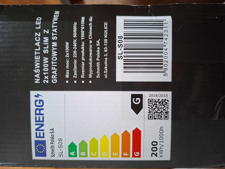 lampa naświetlacz led