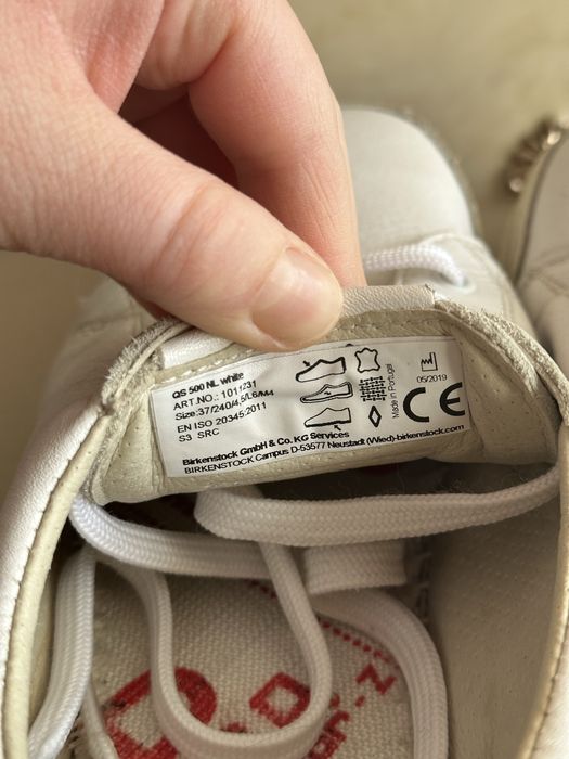 37 р Birkenstock професійні ударозахищені кросівки кеди