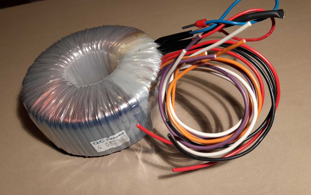 Transformator toroidalny, trafo NORATEL do budowy wzmacniaczy DIY