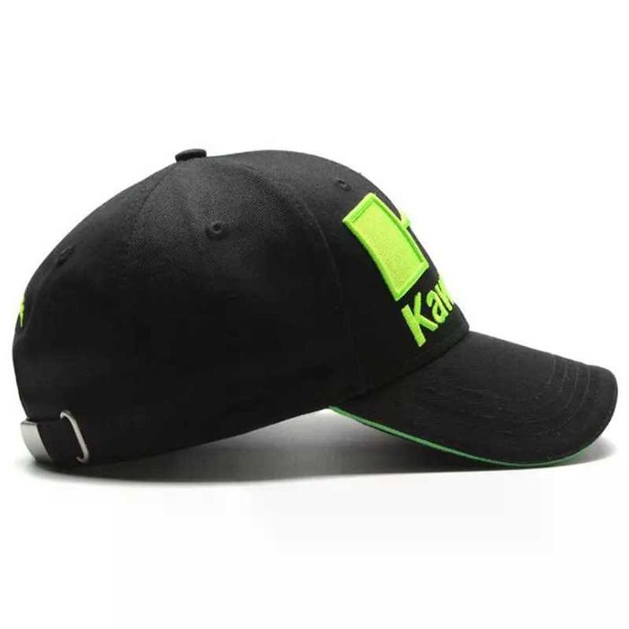 Кепка бейсболка Kawasaki котонова чорна Нова