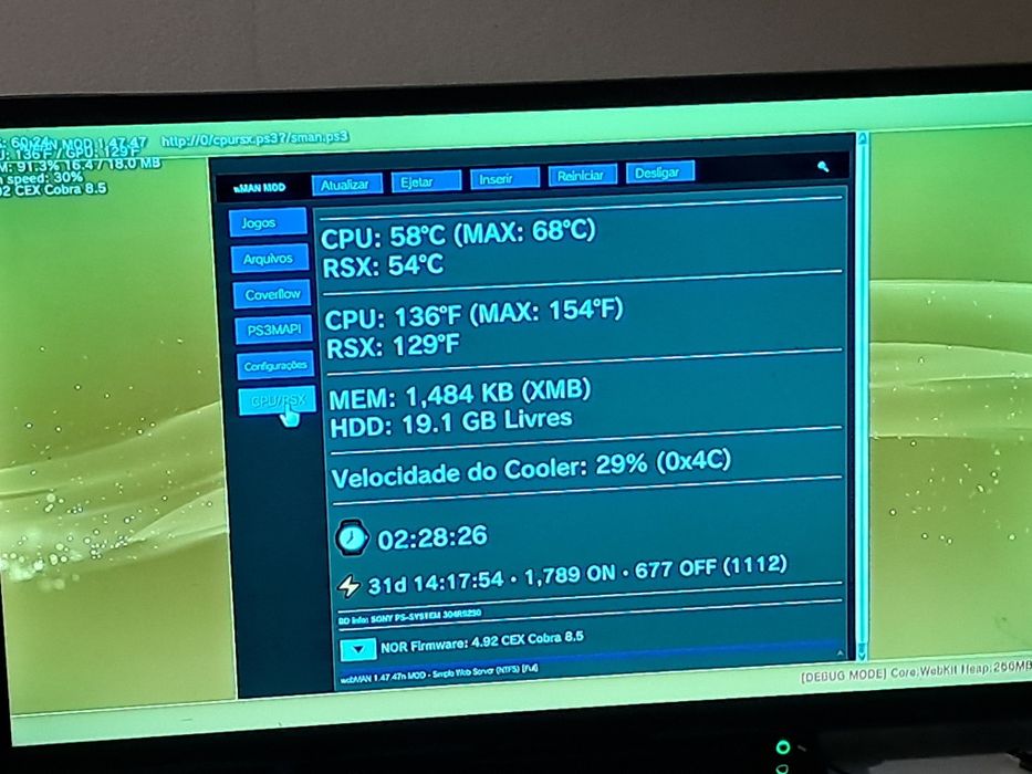 PS3 Fat lacrada com 31 dias de uso