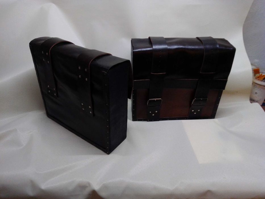 Mala/alforje para moto classica