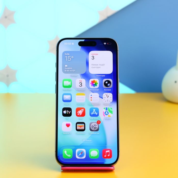 Смартфон Apple iPhone 15 Pro 128GB Natural (167133) Б/У З ГАРАНТІЄЮ