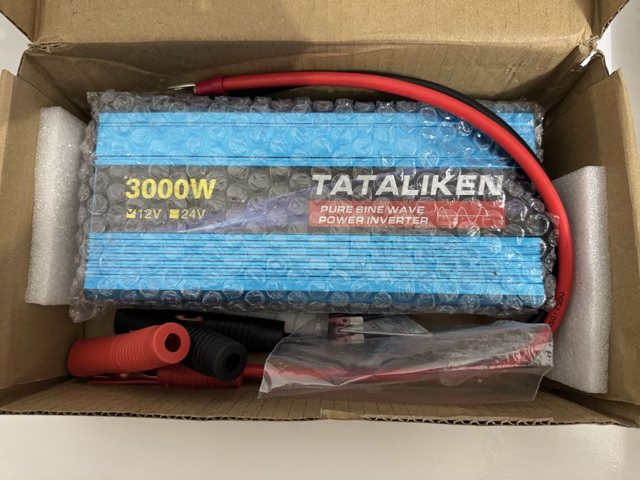 Інвектор чистий сінус  12v на 220v Tataliken 3000W