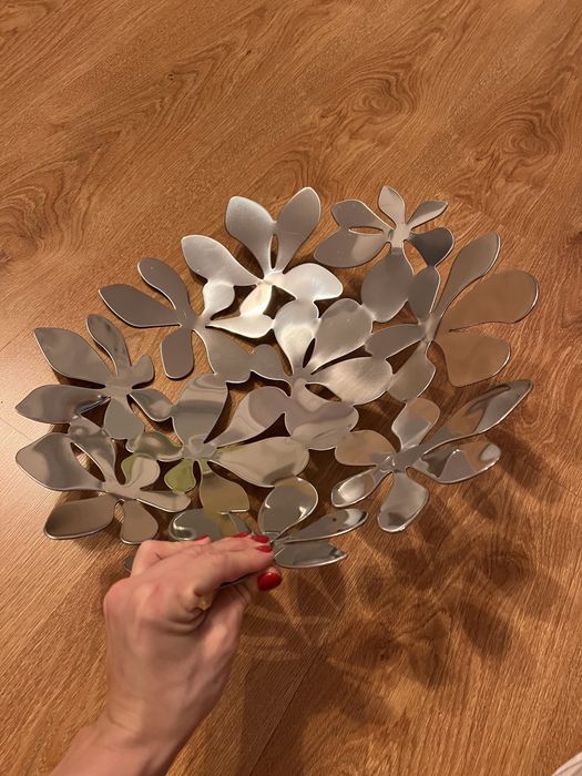 Taca srebrna ażurowa ikea stockholm