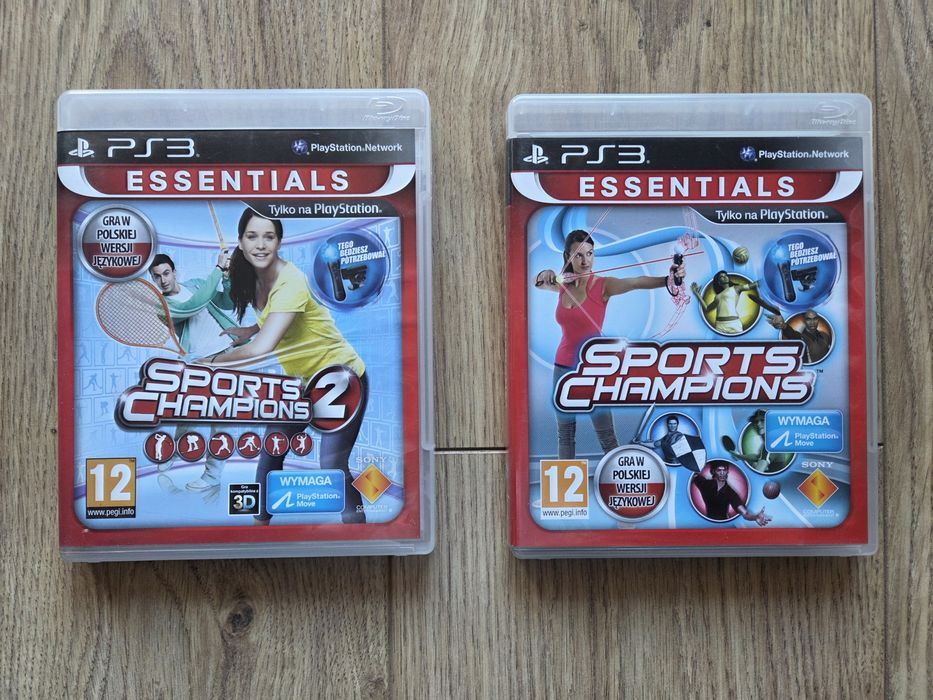 Gry na PS 3 - 4 tytuły: Sport Champions 1 i 2, Eye Pet, Book of Spells