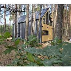 Dom drewniany Nowoczesna Stodoła B1 7,74 x 4,5m