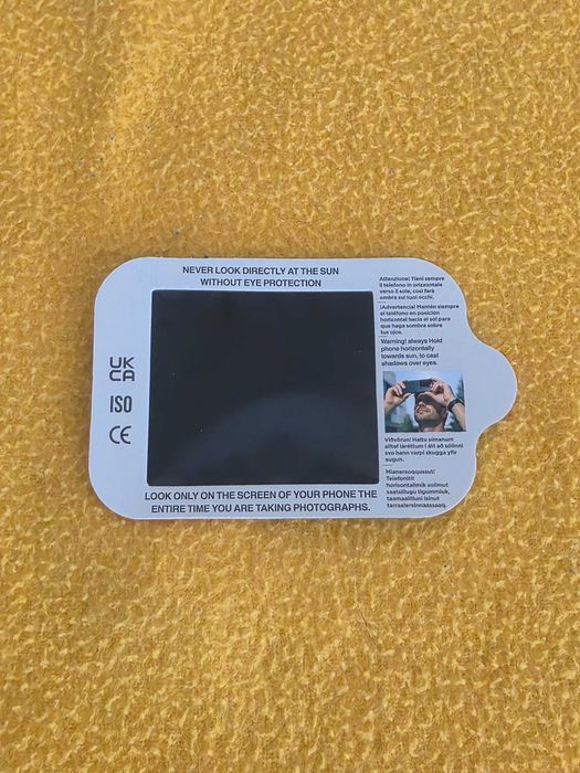 Filtro de smartphone para o Eclipse Solar