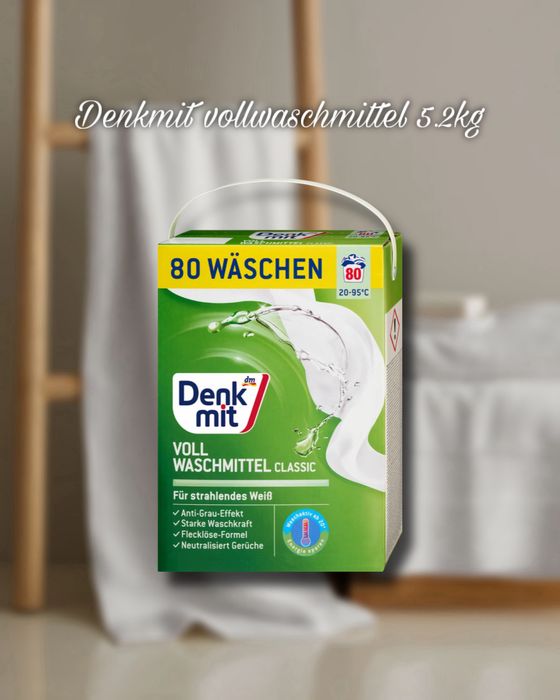 Denkmit порошок для прання денкміт 5.2кг - 80 прань - лімітована серія