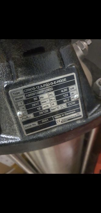Pompa grudfos 4 k.w 122m