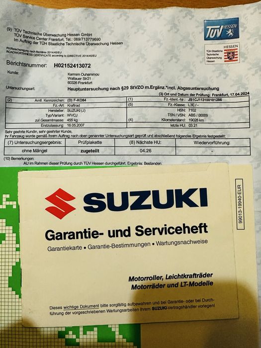 Suzuki Gsf650SA Bandit ABS мото з європи (5250$)