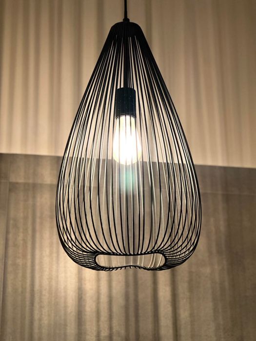 Lampa wisząca loftowa ażurowa