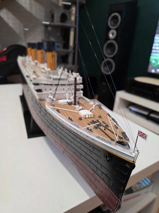 Titanic model z kolekcji Hachette złożony
