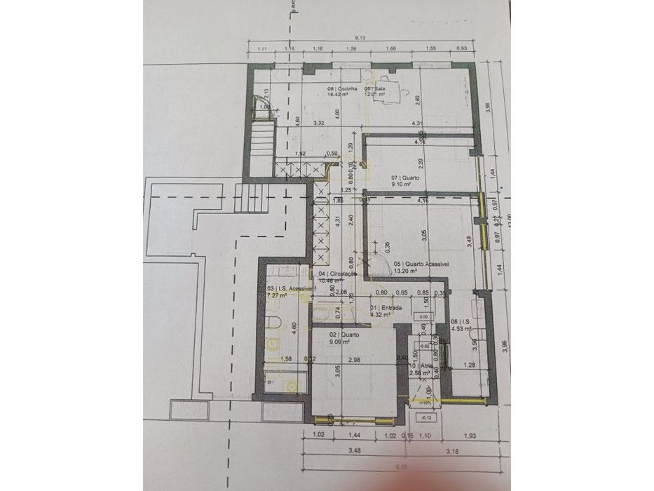 Projecto aprovado para apartamento tipologia T3 — Abrantes (São Vicente E São João) E Alferrarede, Santarém