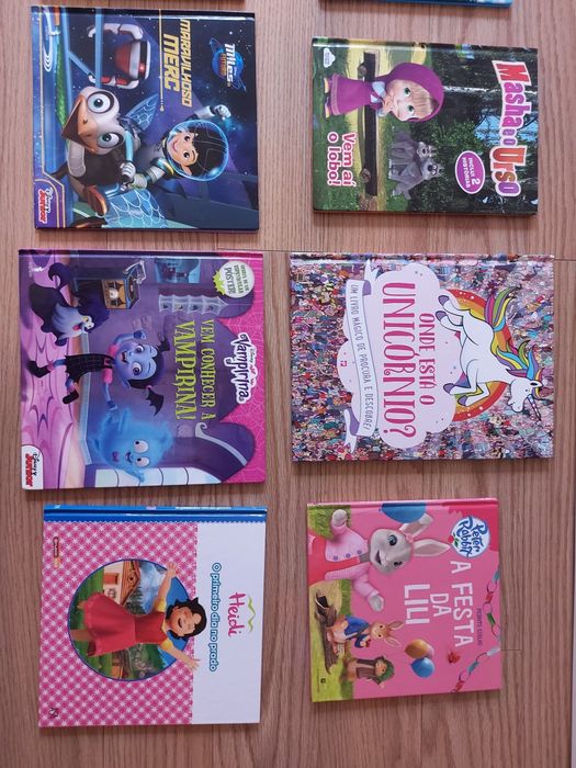 Livros Infantis Elena Avalor, Miles, Smurfs, Vampirina, Peter Rabbit