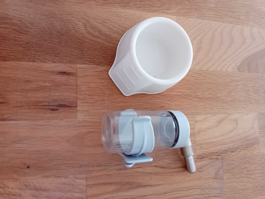 Kit Comedouro e Bebedouro para Gaiola de Hamster/Roedor