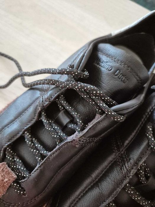 Ténis Massimo Dutti em couro castanho — novos, nunca usados