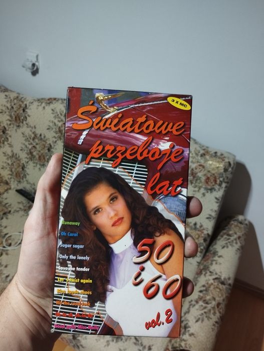 Kasety magnetofonowe światowe przeboje lat 50 i 60