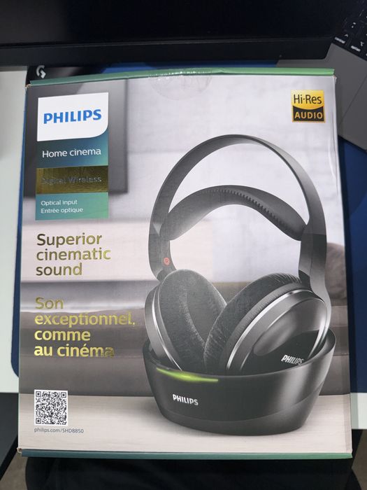 Sluchawki bezprzewodowe Philips SHD8850 Home Cinema