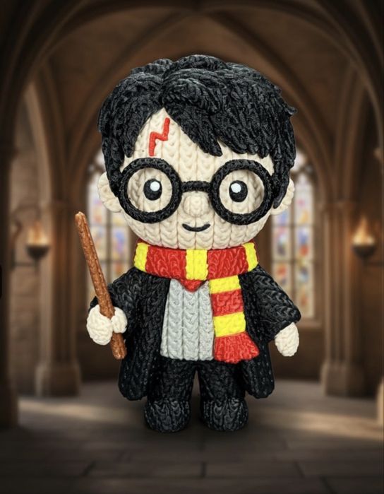 Boneco Harry Potter com cabeca giratoria