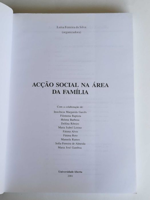 Acção Social na Área da Família