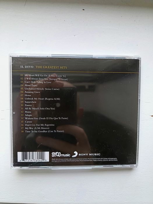 CD il divo greatest hits