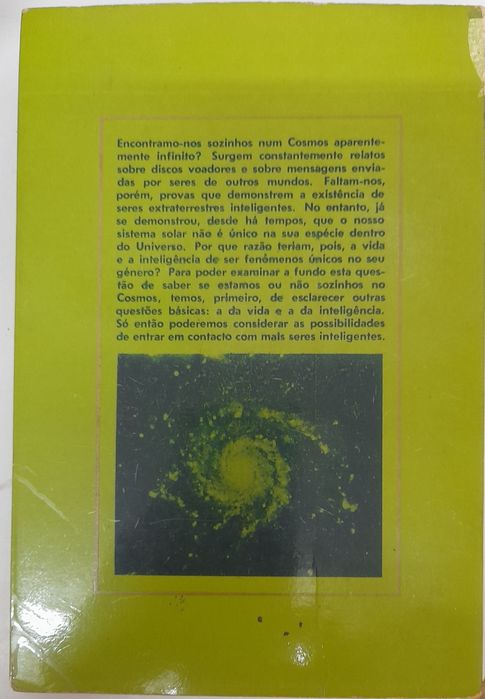 Livro Estamos sós no Cosmos? Bom estado