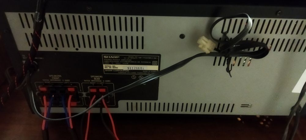 Amplificador de potência Sharp 7700 (Monster)