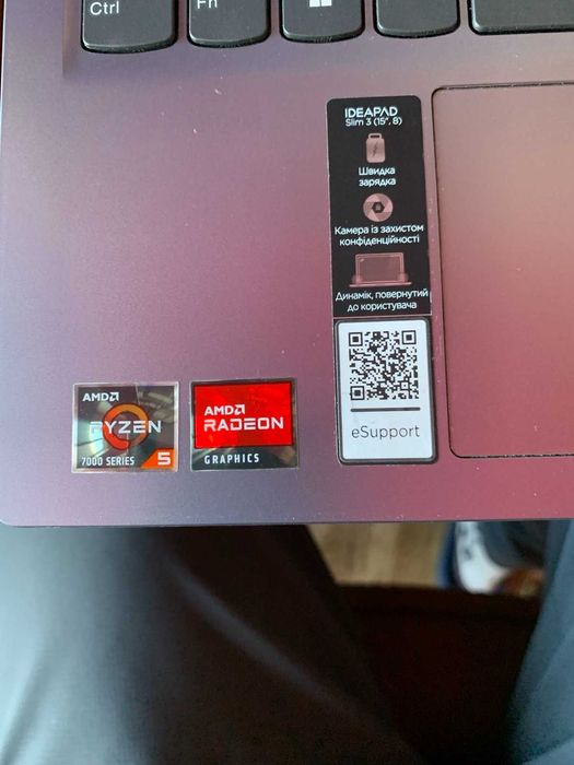 Ноутбук IdeaPad Slim 3 15AMN8 - Type 82XQ