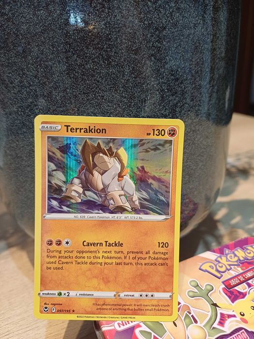 Carta Pokémon Terrakion #97 Pokemon Silver Tempest