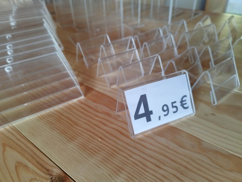 Expositor de preços para lojas multisistema