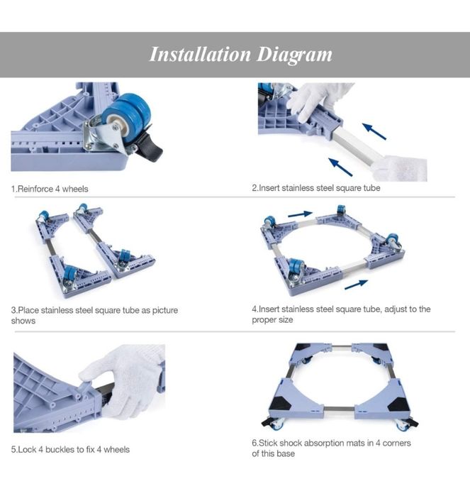 Base para mover electrodomésticos