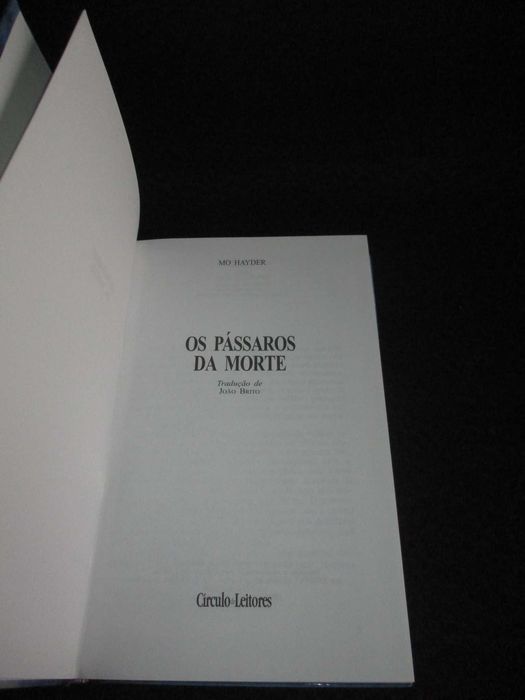 Livro Os Pássaros da Morte Mo Hayder
