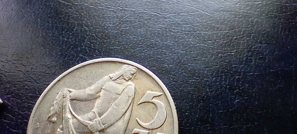 Stare monety Medal 5 zł 1958 Rybak PRL rzadka Piękna