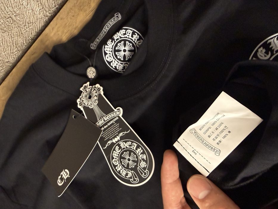 Хром хартс лонгслів Chrome Hearts Horseshoe Floral Thermal чорний лонгслив кофта футболка