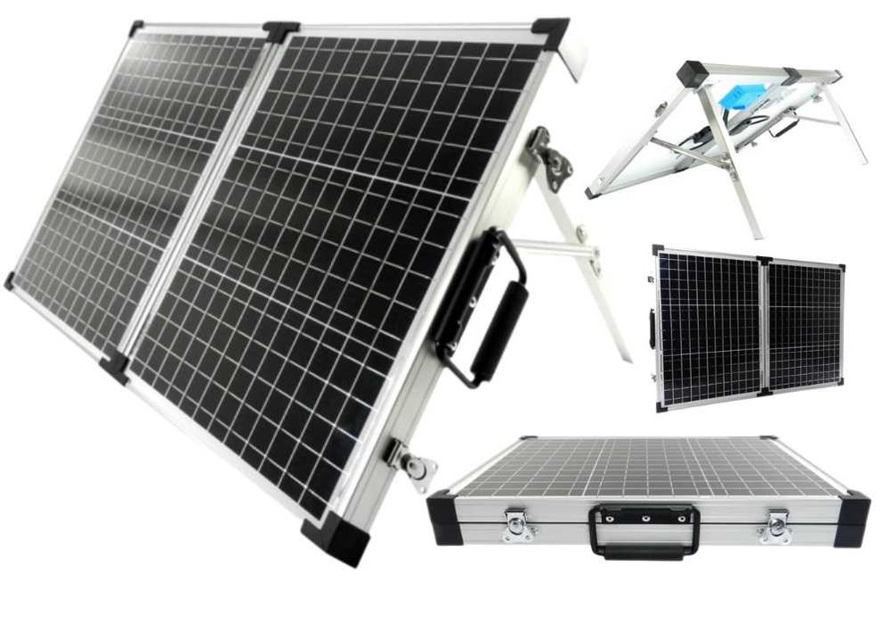 Przenosny panel solarny 12V skladany 60W MOCNY na kemping survival